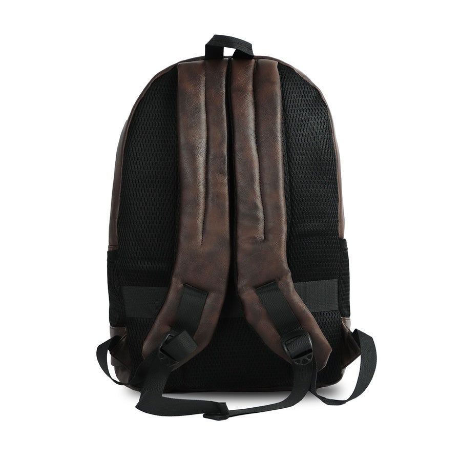 Brown Leather Backpack