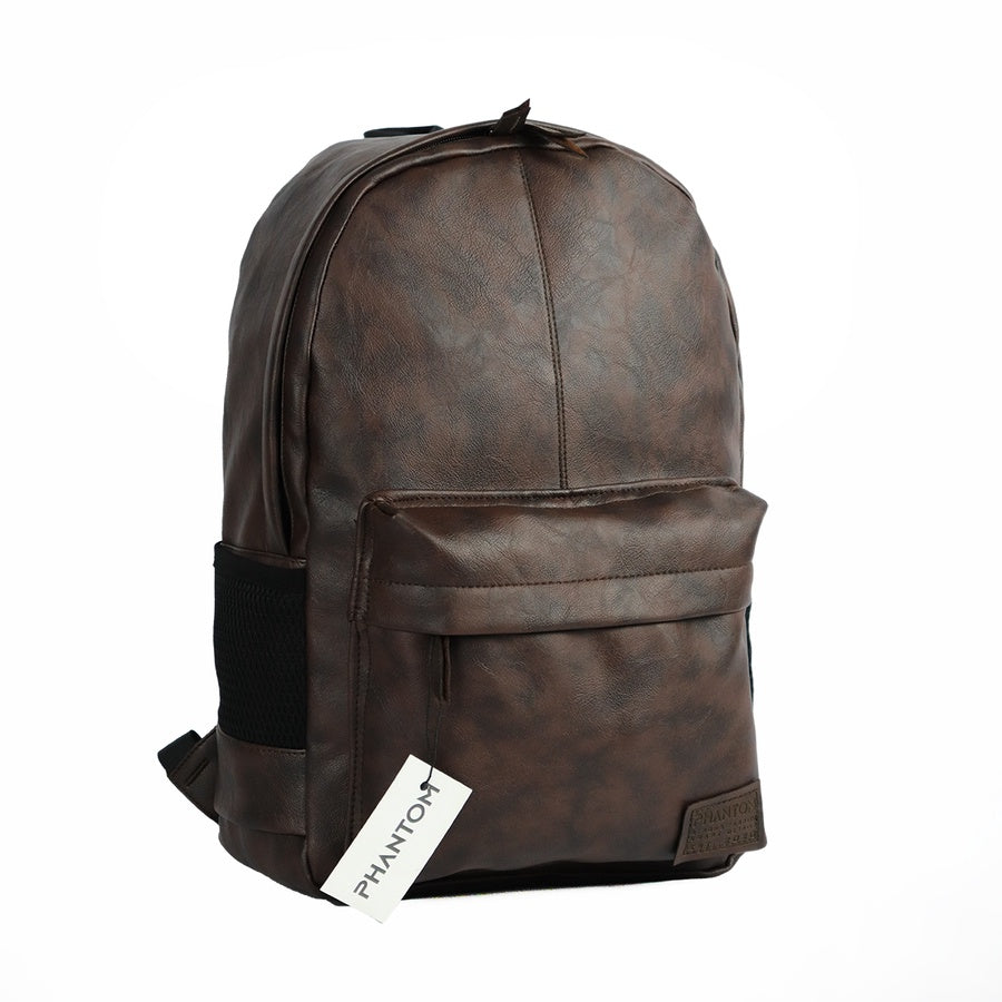 Brown Leather Backpack