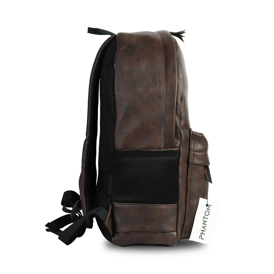 Brown Leather Backpack