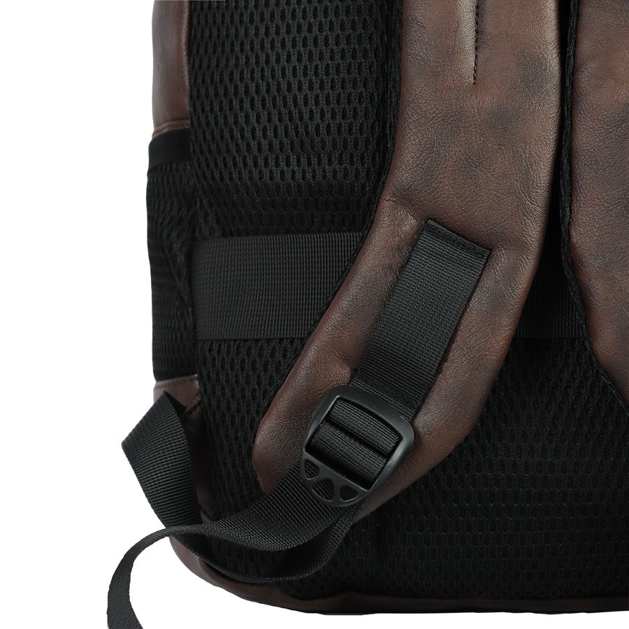 Brown Leather Backpack
